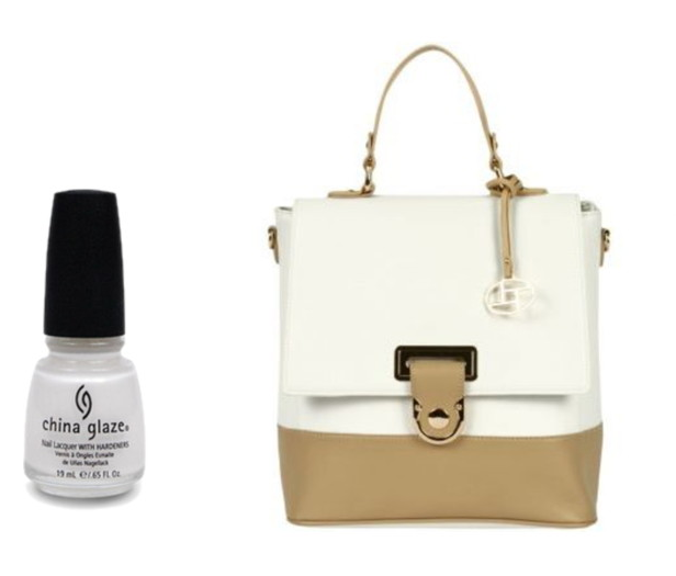 Spring Nails & Handbags: White Haute