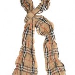 Plaid Crinkle Scarf