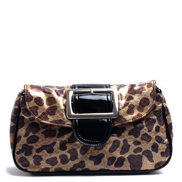Adriana Lima Animals Print Clutch Bag 