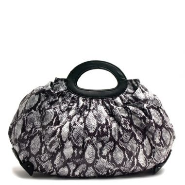 Celebrity Fashion: Rhianna's Python Satchel Handbag