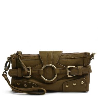 Cadet Buckle Clutch at Handbag Heaven