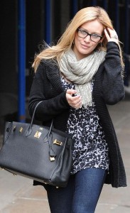 Hilary Duff with a Berkin Bag