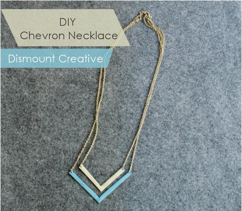DIY Chevron Necklace