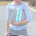 DIY: Striped Clutch