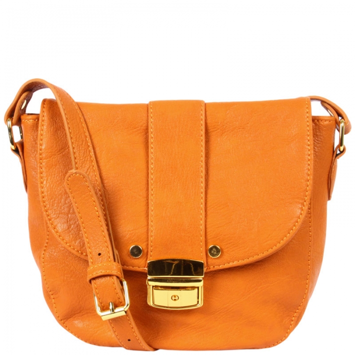 orange crossbody bag