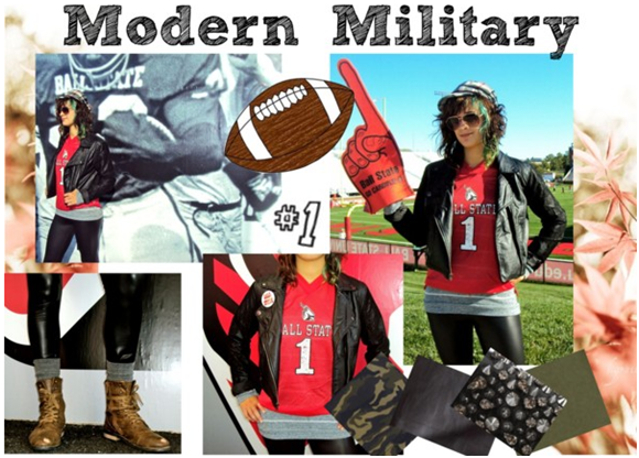 tailgate fashion 2012: military college fashion trends