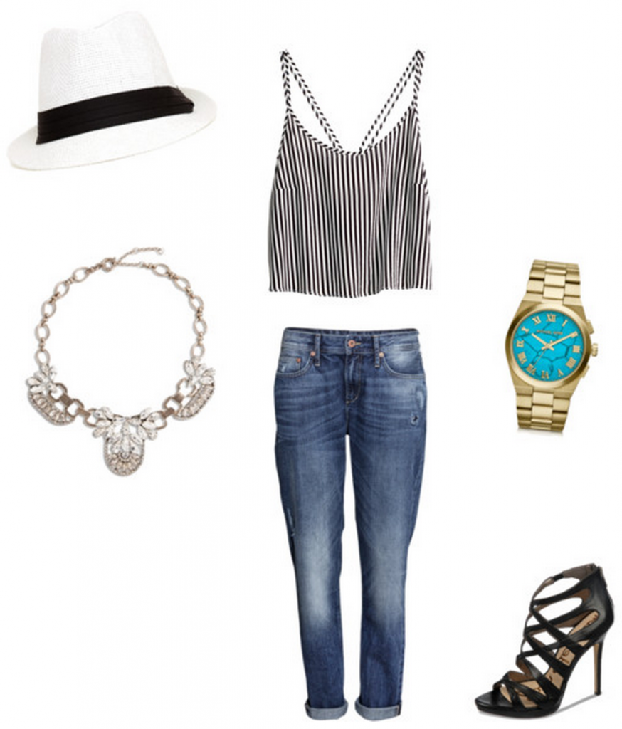 Black and White Summer Stripes