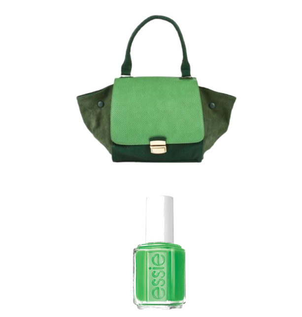 Emerald Elegance: Summer Bags & Nails to Match