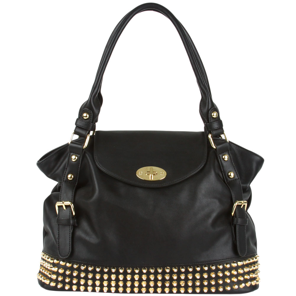 Inspired by Brigitte Bardot: Isabelle Rhinestone Stud Satchel