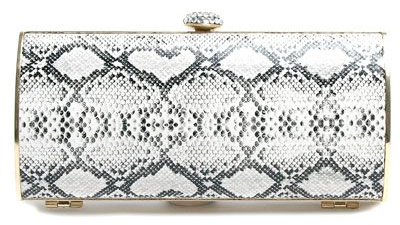 snake skin clutch