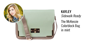 Kayley and the McKenzie Colorblock Bag