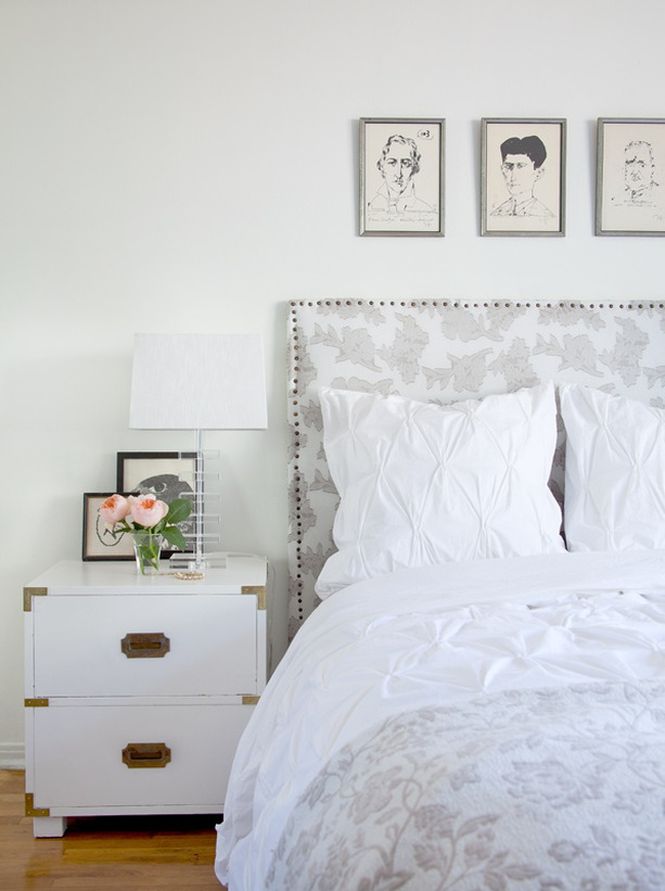 how to make nail head headboard