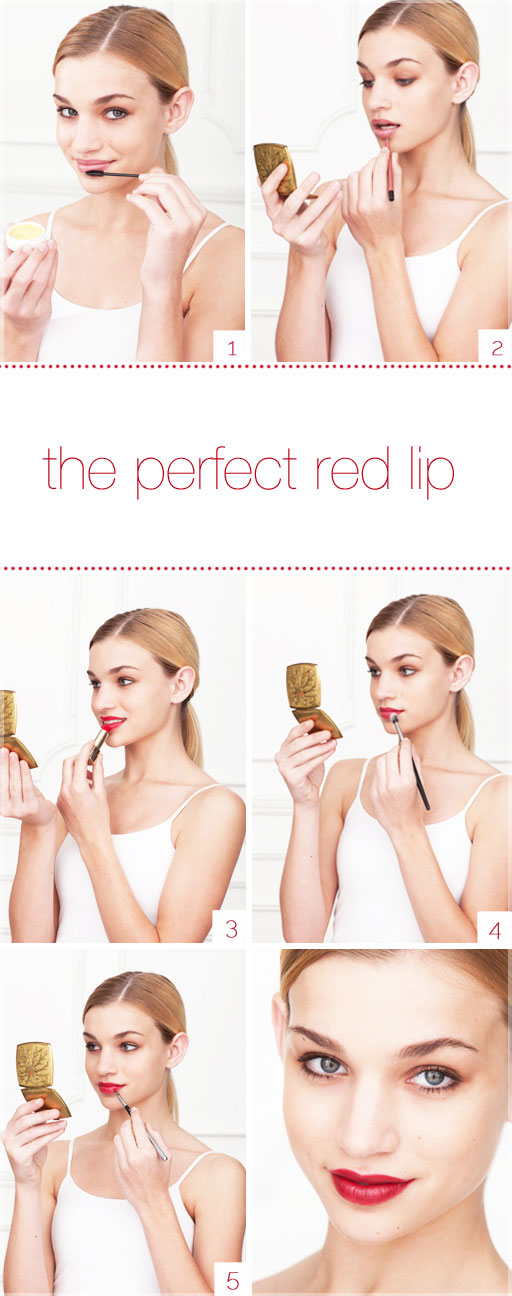how to get the perfect red lips