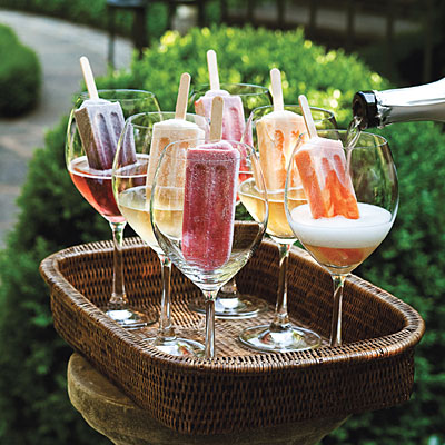 champagne popsicle cocktail 
