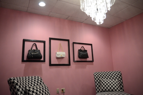 handbag themed room