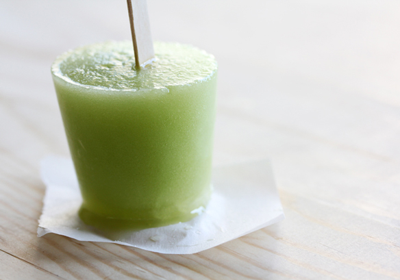 Honeydew Lime Popsicles 