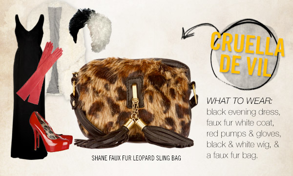 DIY Cruella De Vil costume