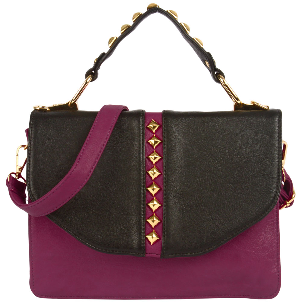 studded  handbag