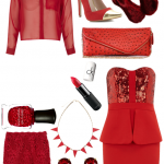 how to wear red