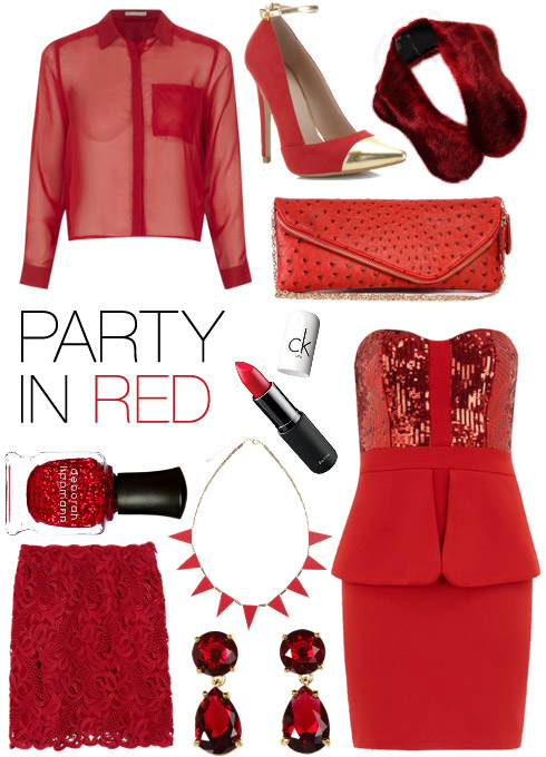 how to wear red
