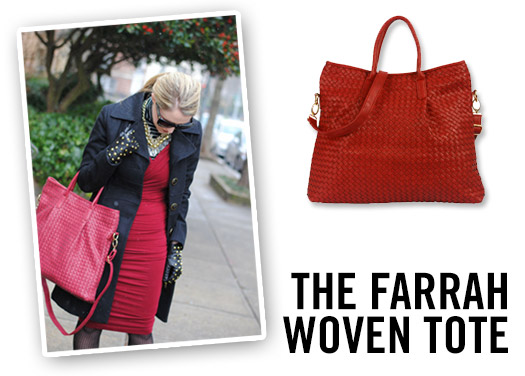 Lacy and the Farrah Woven Tote