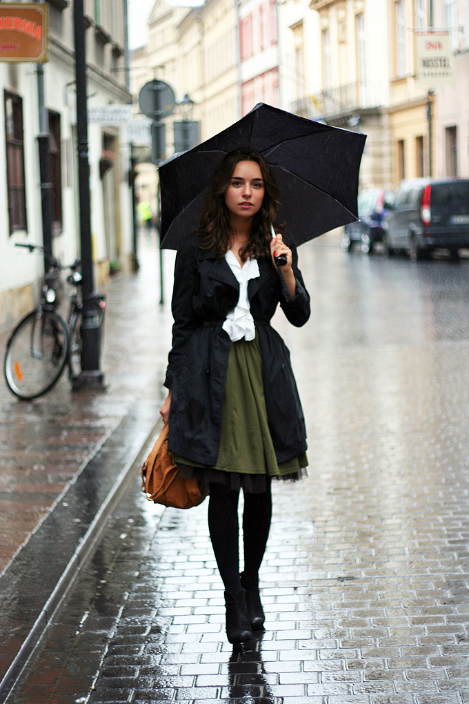rainy day outfit
