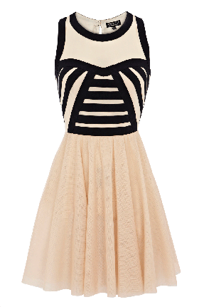 feminine nude tone dress