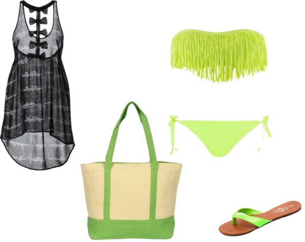 poolside tote bag