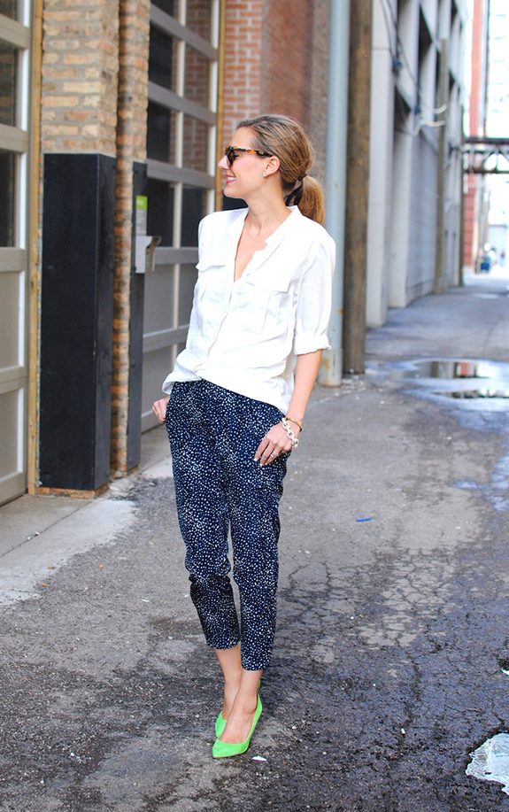white blouse for summer