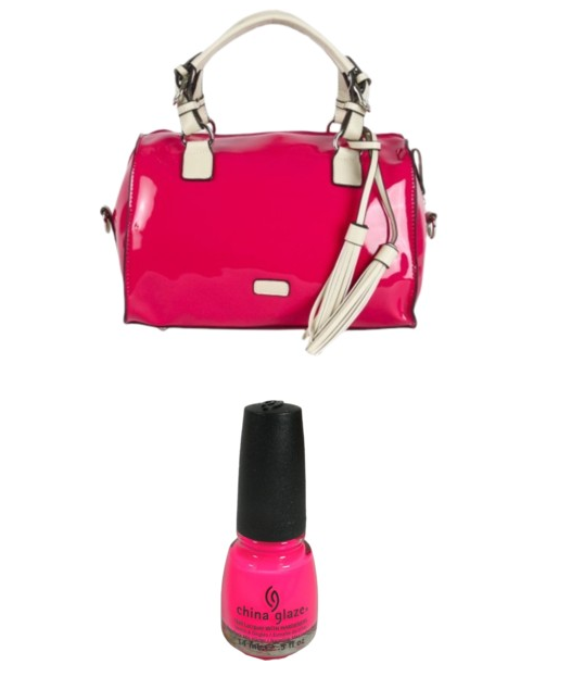 Fierce Fuschia: Summer Bags & Nails to Match