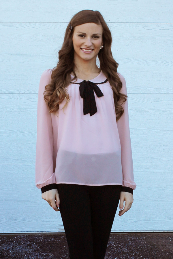 College Style Staple - Pretty Blouse