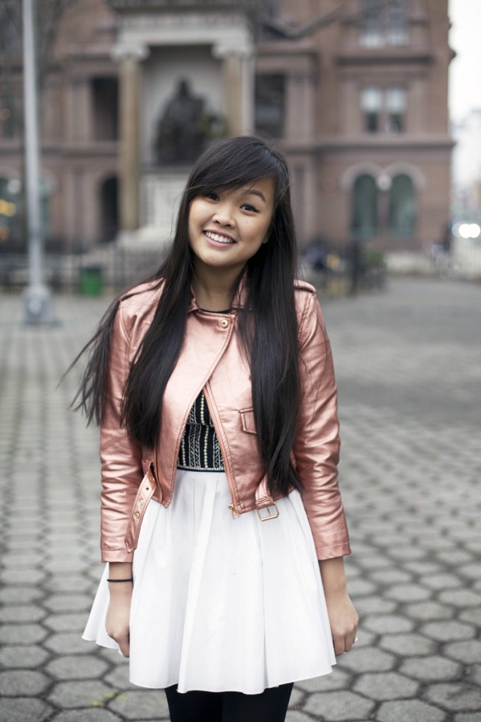 leather jacket chic