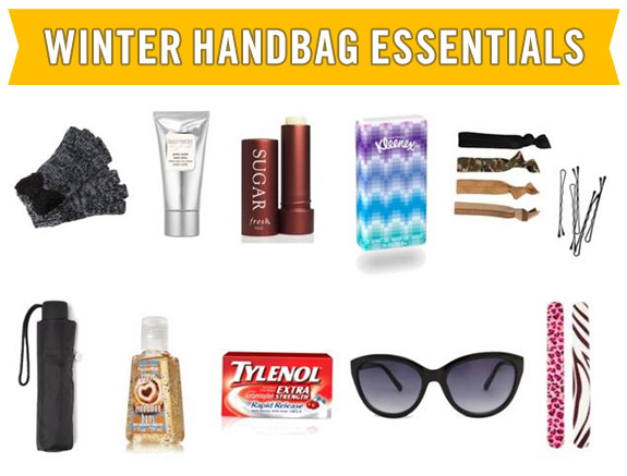winter handbag essentials