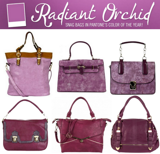 Snag bags in Pantone's Color of the Year!
