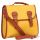 Mustard Yellow and Brown Buckle Bag