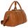 Brown Barrel Satchel Handbag