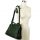 Hunter Green Woven Satchel