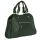 Hunter Green Woven Satchel