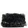 Silver Ruffled Leatherette Bag