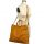 Tan Woven Tote Bag