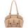 Beige Pocket Satchel