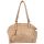 Beige Pocket Satchel