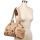 Beige Pocket Satchel