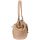 Beige Pocket Satchel