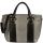 Grey Floral Tote Bag