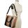 Taupe Floral Tote Bag