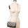Silver Metal Mesh Clutch