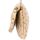 Beige Faux Ostrich Leatherette Clutch