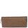 Brown Faux Ostrich Leatherette Clutch