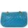 Paige Quilted Shoulder Bag Teal Blue
